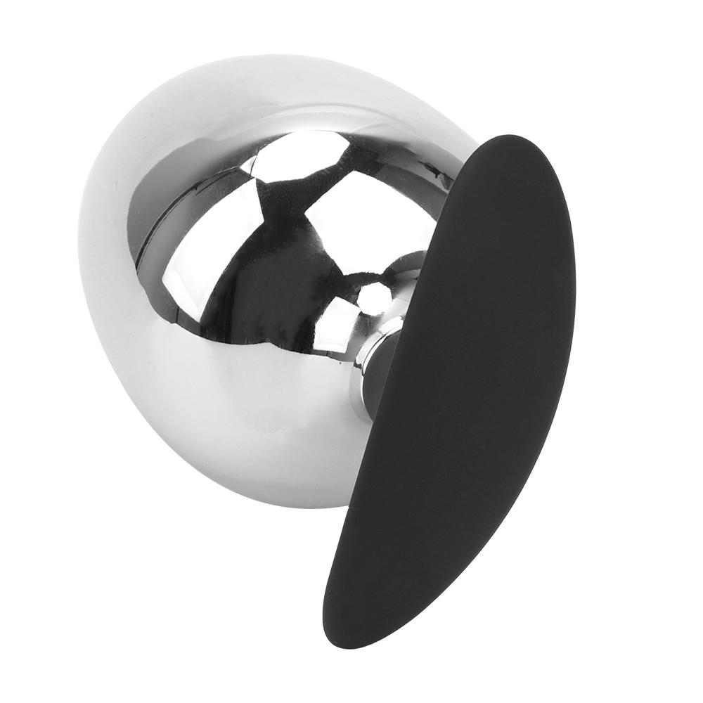 Anal Dildo Prostate Massager Anus Dilator Private Goods Sex Toys For Women Men with Suction Cup Extra Big Diameter Anal Plug Smooth Metal Butt Plug