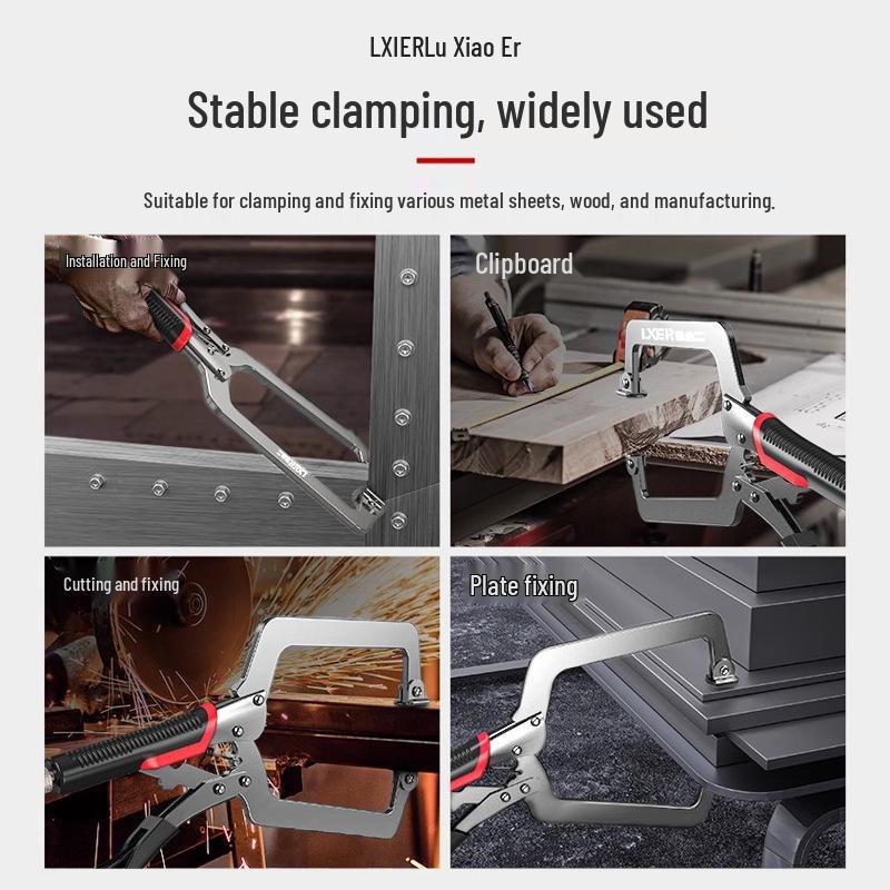 Grote multifunctionele heavy-duty C-klem tangen voor houtbewerking