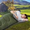Adult Single Camping Sleeping Bag Envelope Style Winter Warm Thick Portable Outdoor Survival Hiking Travel