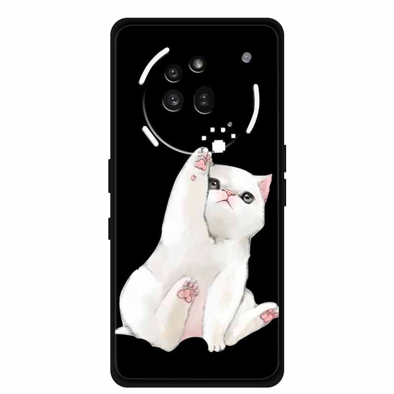 TPU Case For Nothing Phone 3A Pro Case 3 A Pro Funda Soft Black Silicone Back Cover For Nothing Phone3A Pro Cases Coque Cartoon