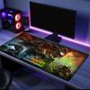 Dragon's Fiery Warcraft game Mouse Pad, Rubber Base, Mouse Pad for Gamers and Office Use, Gaming Desk , Easy To Clean Mat Christmas fan gifts