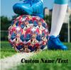 Custom Text Size 5 Soccer Ball, Standard Match Football For OutdoorThe Mummy