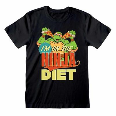 Teenage Mutant Ninja Turtles Unisex-Erwachsene Ninja-Diät-T-Shirt