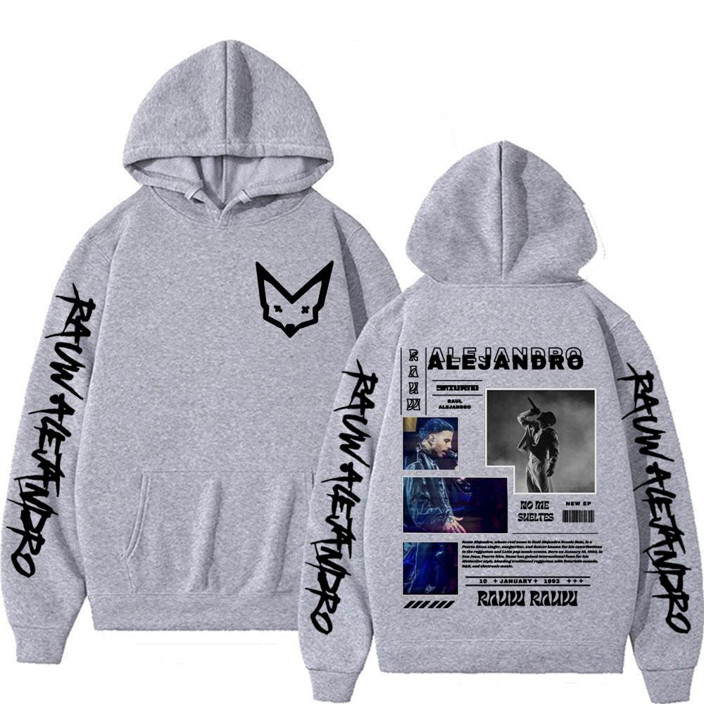 Singer Rauw Alejandro Tour Merch Hoodie Men's Clothing Hip Hop Fashion Harajuku Sweatshirt High Quality Casual Hooded Streetwear