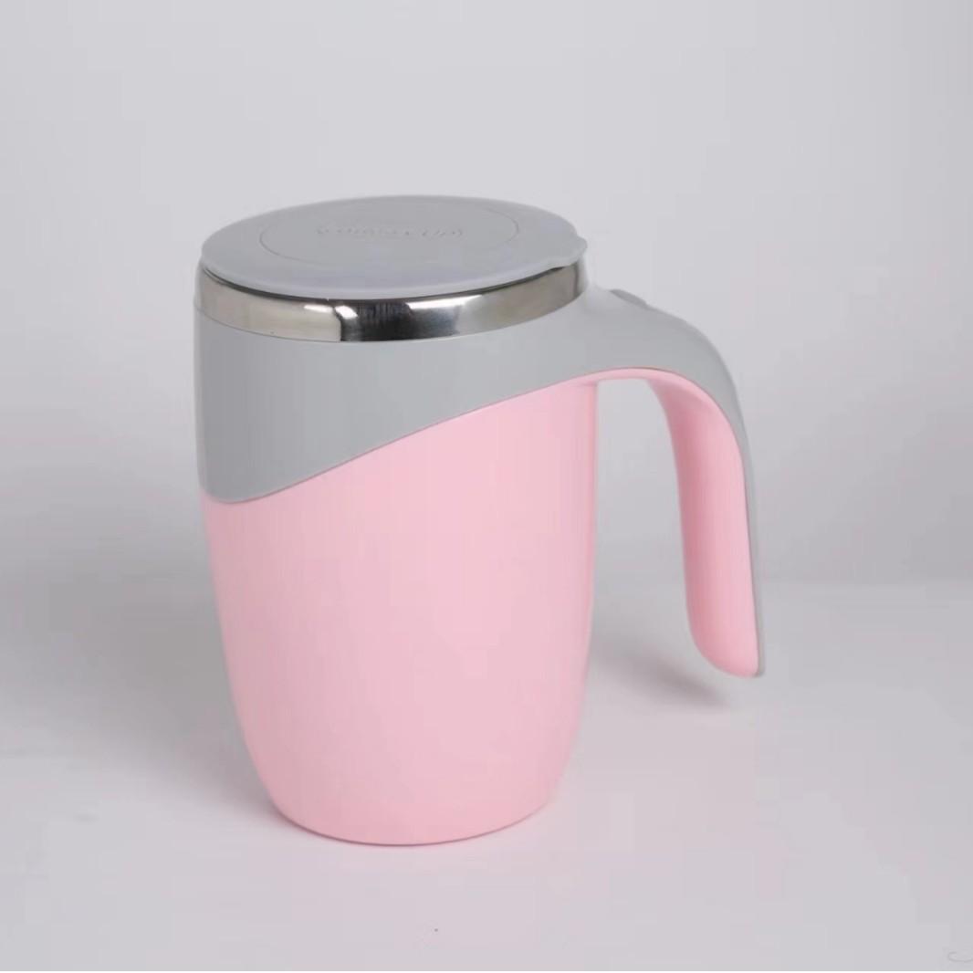 

304 Stainless Steel Automatic Stirring Mug Magnetic Rotating Cordless One Button Start Fast Cooling For Coffee Milk Lazy People Set