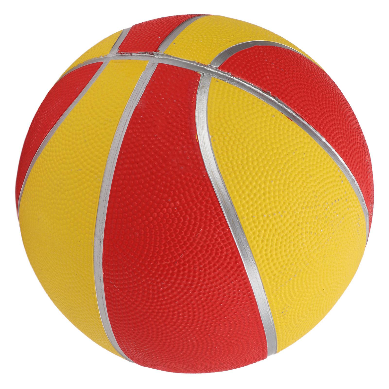 

Rubber Basket Size 5 Indoor Outdoor Training Game and Play Basket for Kids(Blue Yellow )