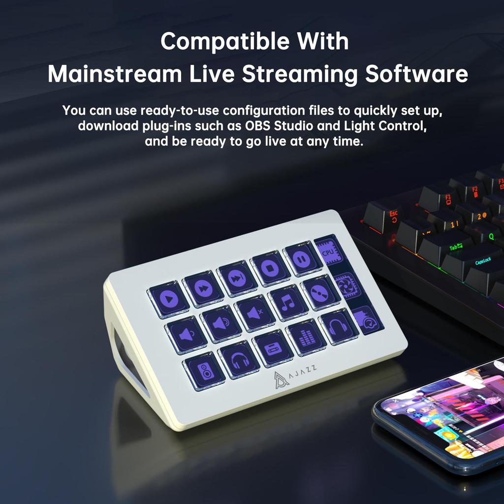 Ajazz AKP153E Desktop Controller International Edition Quick and Easy To Use.
