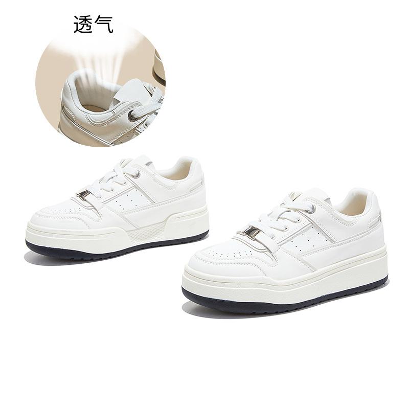 

Lock little white shoes women s spring platform heightening sports shoes board shoes women s versatile women s shoes small fashion shoes 35 белый