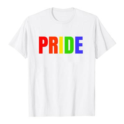 Men Women Clothing Pride LGBTQ Rainbow Graphic Merch Tees Short Sleeve Cotton O-neck Fashion T-shirt Unisex Streetwear Summer