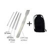 Portable Knotter Tools Stainless Steel Lacing Needle and Smoothing Tool Fit for Leather Fit for DIY Craft Supplies