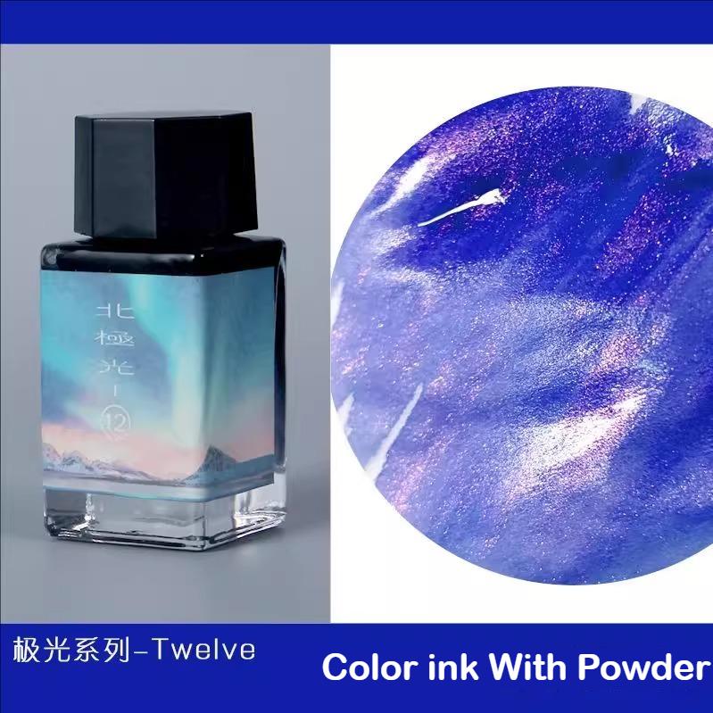 JINCHEN 18ml 37 Colors Sheen Fountain Pen Ink Gradient Color For Glass Dip Pen Non-Carbon Stationery Art School Supplies