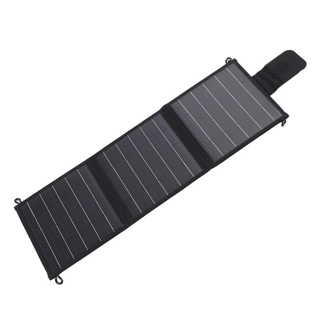 15W 5V Solar Panel Monocrystalline Silicon 3 Folds Portable Solar Panel Charger USB Tyep C Dual