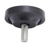 4pcs Black Furniture Leveling Feet M10 Thread Rubber Feet Bumpers  Noise Reduction