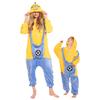 Piżama dla dzieci dziecięca kigurumi onesie kostium minionek żółty 115-125