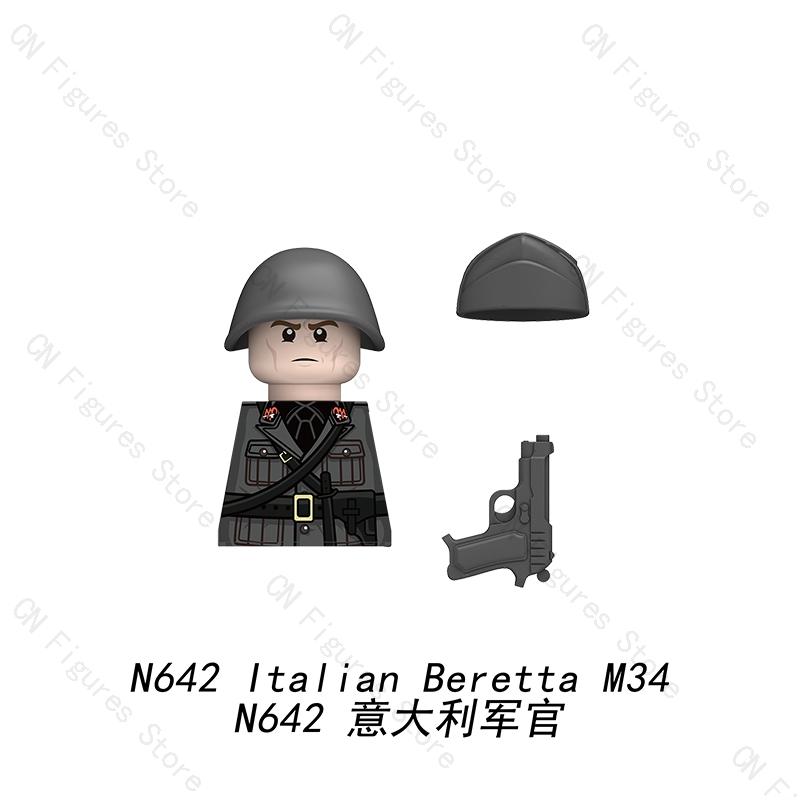 

НОВЫЙ N641 N642 N643 Солдат Второй мировой войны MOC Фигурка Меч MOC Модель Детские Мини Строительные блоки Игрушки Подарок N644