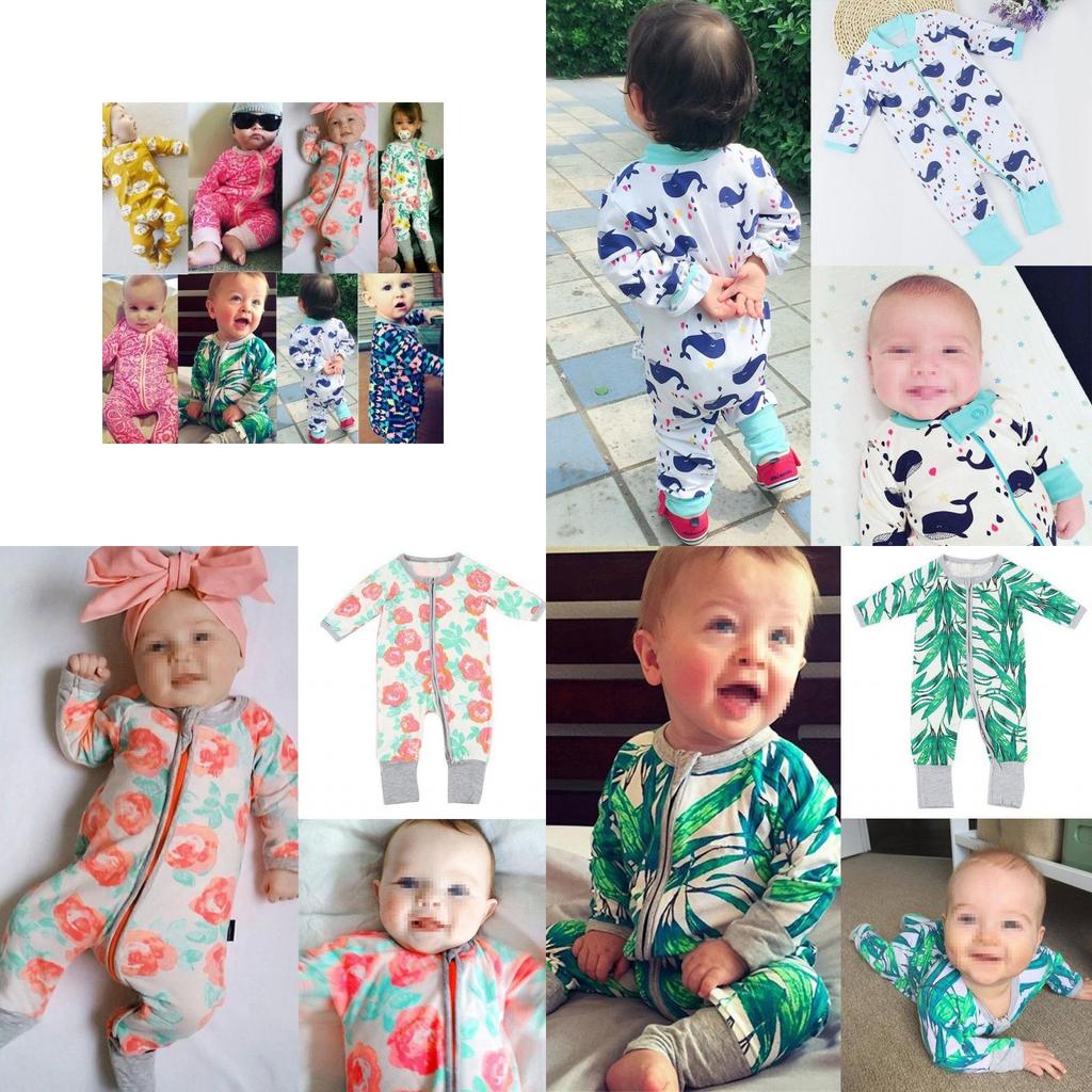 Premium Quality Newborn Baby Boy Girl Long Sleeve Cotton Romper Jumpsuit Outfit For All Seasons