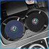 Car Nice Non-slip Water Coasters Insulation Pad Decorative Water Coaster Sticker For Alfa Romeo 147 159 Giulietta Giulia Mito Spider Alpha Nheadrest