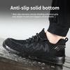 Safety Shoes Men Steel Toe Sneakers Puncture Proof Breathable Work Safety Boots Comfortable Wear-Resisting Indestructible Shoes