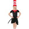 Accessories for Cat Costume Kit Kids Red And White Striped Stovepipe Hat Gloves Bow Tie Long Tail For Halloween Props