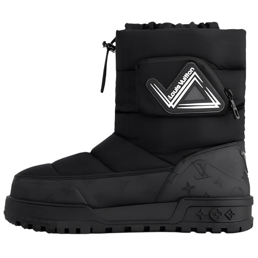 Louis Vuitton ALPINE Crew Snow Boots Men's Black 1ACET9