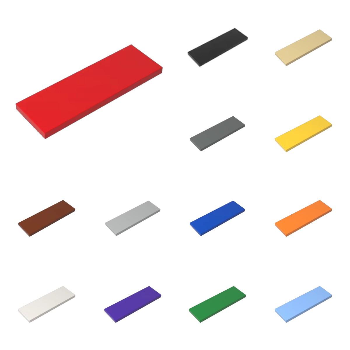 

Non-Toxic 50Pcs Moc Smooth Tile 2X6 Diy Building Blocks 69729 Bricks Compatible Educational Creative Assembled Children Construction Toys