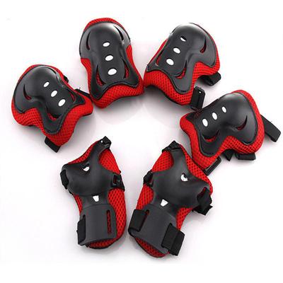 Mounchain 6 Pezzi Attrezzatura Protettiva per Sport all'Aperto per Bambini Ginocchiere Gomitiere Parapolsi Protezione di Sicurezza per Pattinaggio a Rotelle