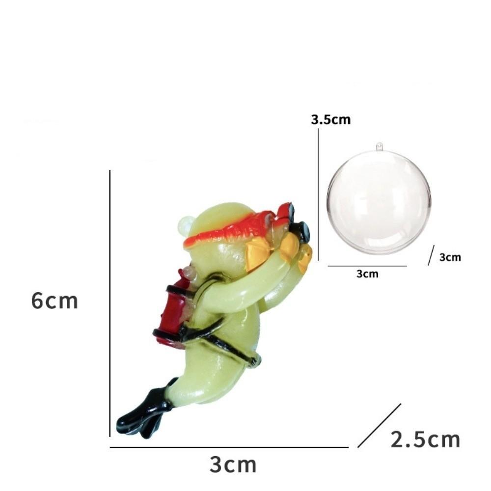 Floating Design Fish Tank Decoration Resin Mini Diver Ornament Aquarium Decoration  Fish Tank