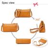 AKIYAMA Women's Handmade Genuine Leather Shoulder Bag, Crossbody Bag, Cute, Lightweight, Small, Stylish Pochette, SpringSummer (Camel)