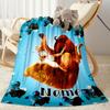 Squirrel Fish Adventure Personalized Name Blanket Gift Customizable Blanket Warmthful Decor Great for Bed Bedding Picnics Couch Ideal for All Seasons