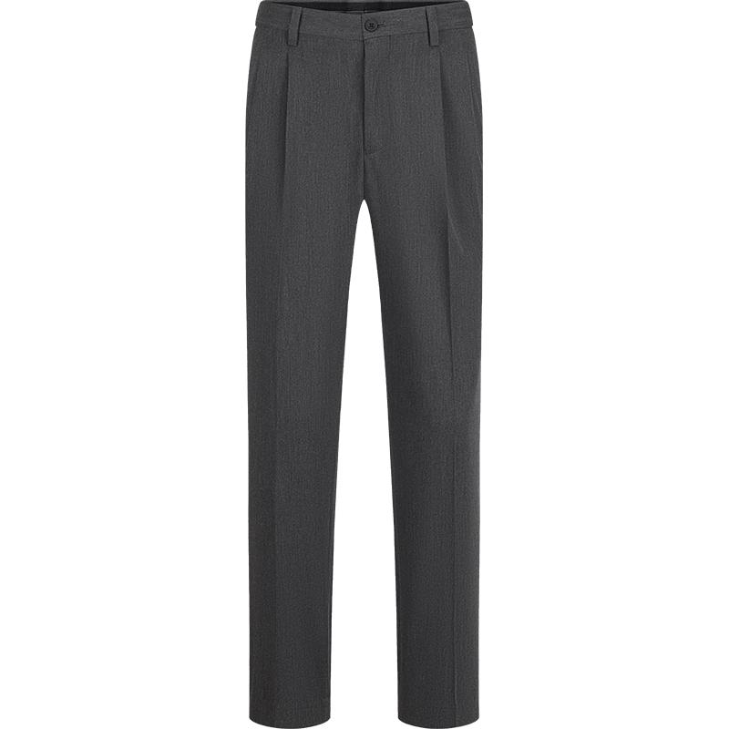 Septwolves Men's Rhino Pleat Wrinkle-Resistant Business Trousers