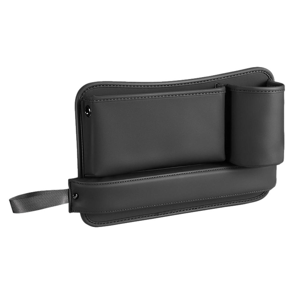 

Clamping Storage Box For Automobile Universal Seat Gap Storage Box Multifunctional PU Leather Console Side Pocket Organizer