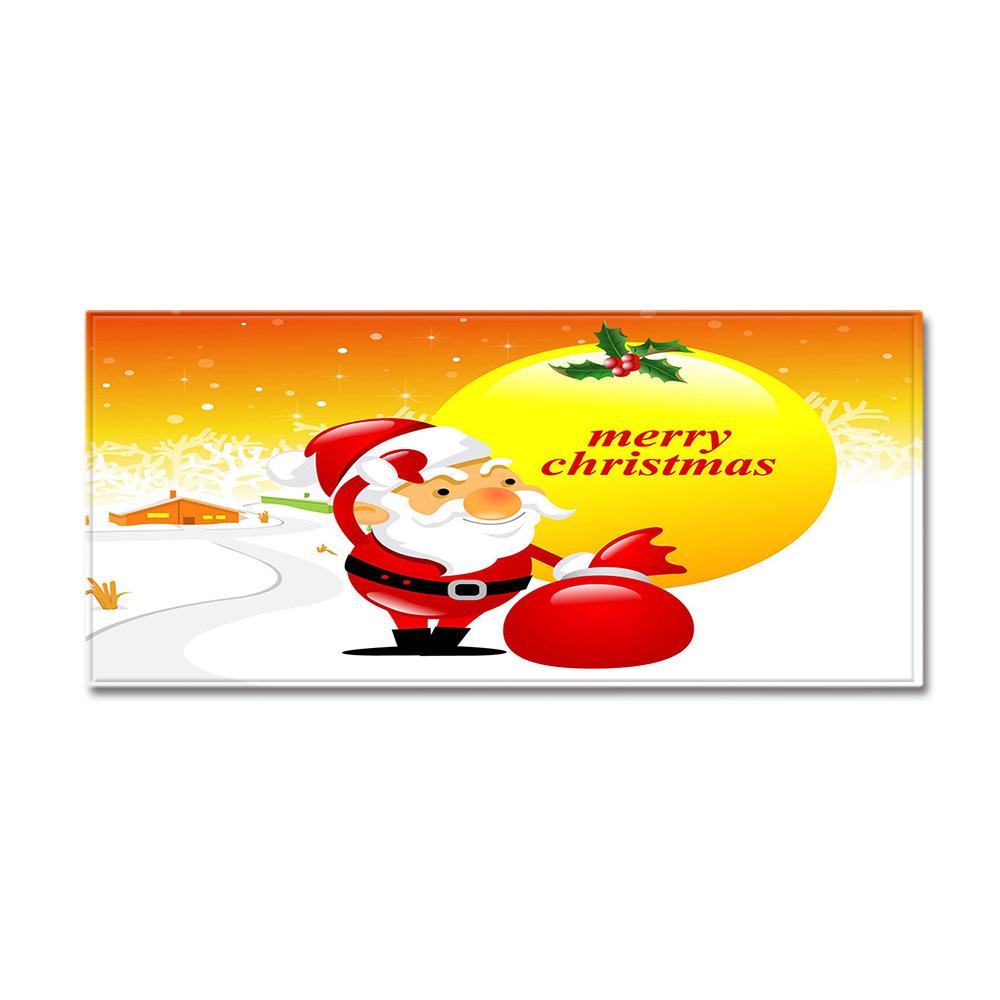 Christmas Kitchen Sand Carpet Doormat Long Floor Mat