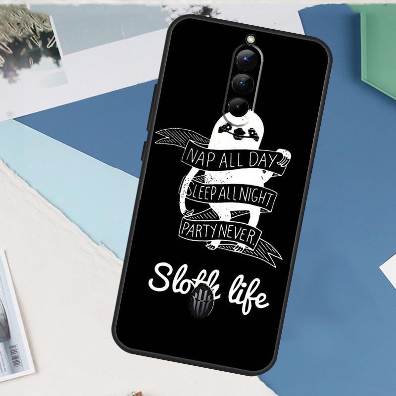 Cute Lovely Cozy Sloth Animal Case For ZTE Nubia Red Magic 8S 9S 10S 10 9 8 11 Pro Plus 6 7 6S 7S Pro 5G 6R 10 Air Cover