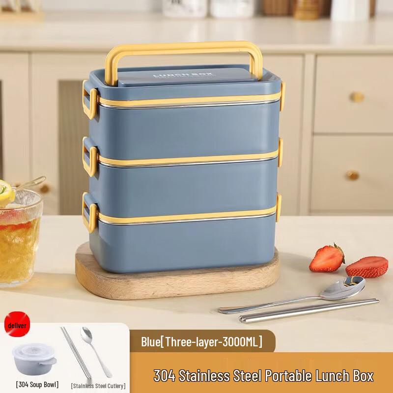 Student Divided Insulated Lunch Box