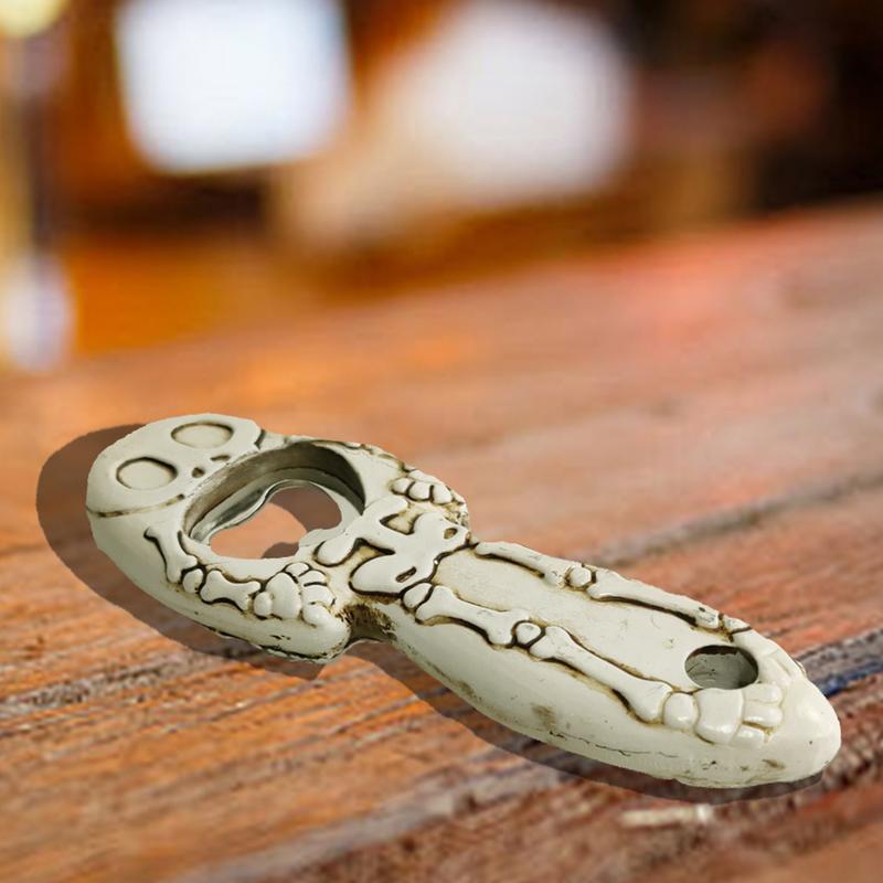Halloween Beer Bottle Opener Skeleton Beverage Bottle Opener For Decor Heavy Duty Resin Spooky Creepy Funny Bottle Opener For