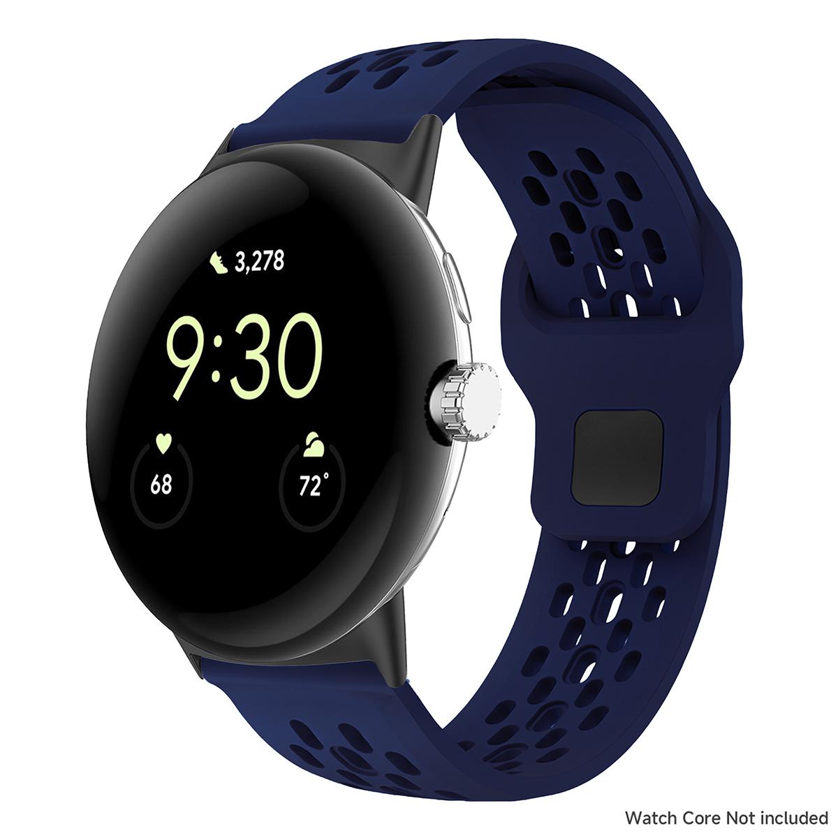 

Breathable Sports for Google Pixel Watch 4 3 45mm 41mm Silicone Band Strap For Pixel 2 1 41mm Smartwatch Replacement Soft Bracel For Pixel 2 41MM