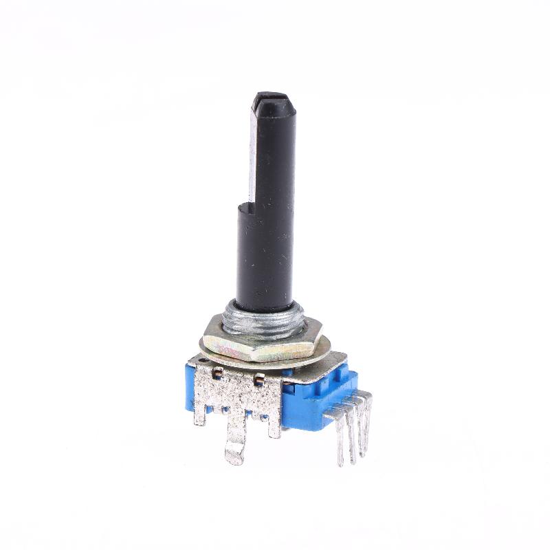 2Pcs Rk11 C10K Single Row 4Pin Vertical Potentiometer 28Mm Shaft For Amplifier Audio Tone Volume Control Diy Electronic Projects