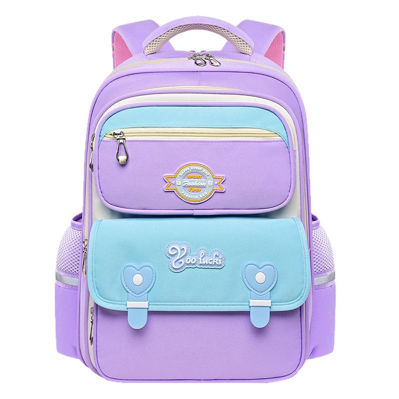 Children's Schoolbag - Sixth-grade Backpack with Reduced Burden, Backrest, Spine Protection, Waterproof, Casual Large-capacity Backpack