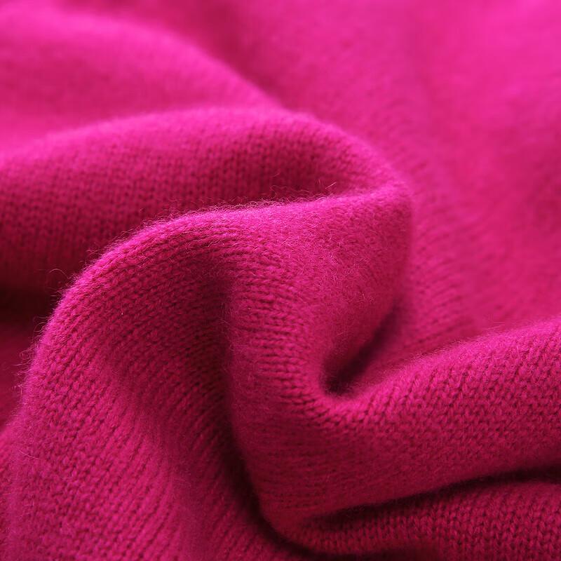 Zhaojun Women's Round Neck Pure Cashmere Sweater