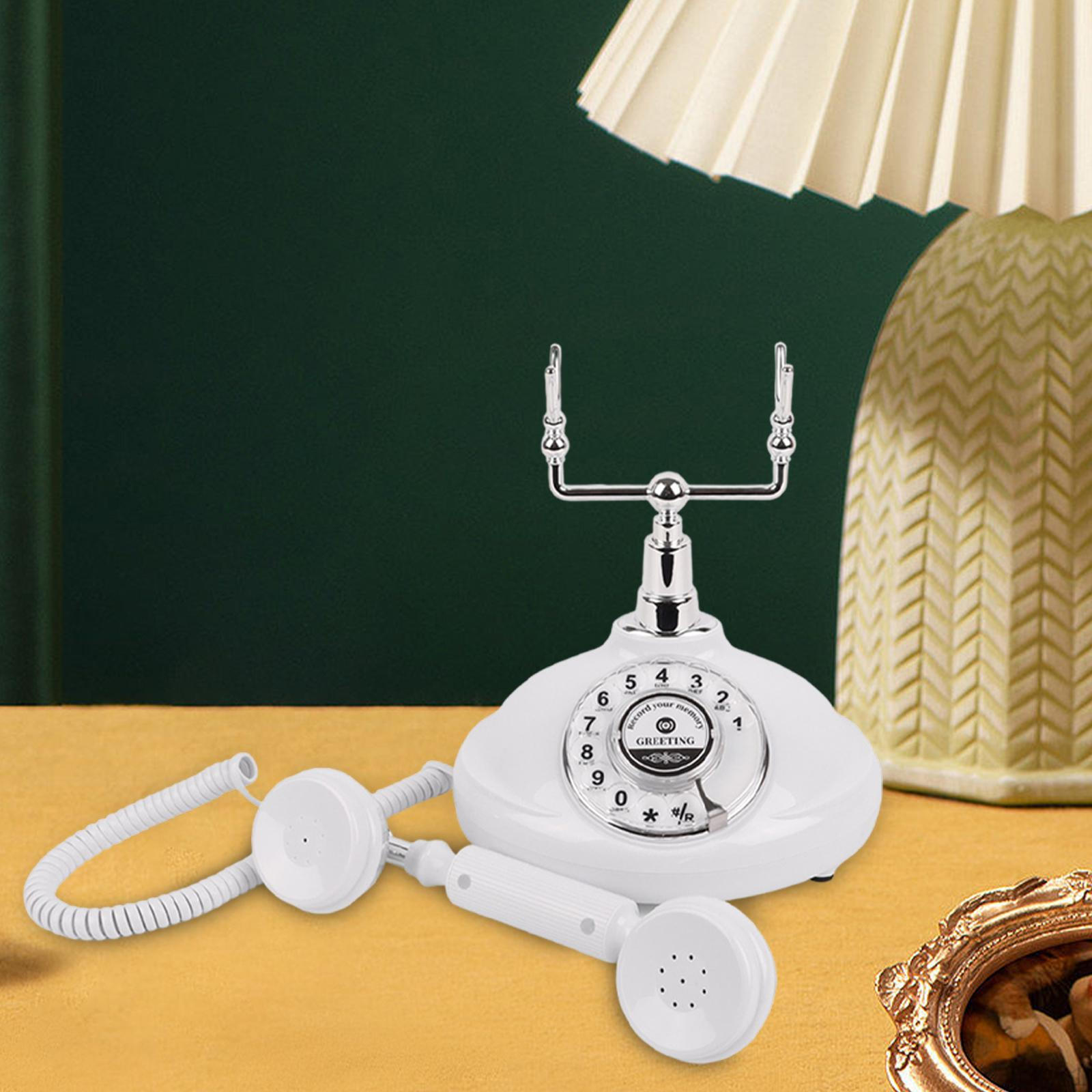 

Аудио гостевая книга Свадебный телефон Гостевая книга Настольный телефон Модель диктофона для белый