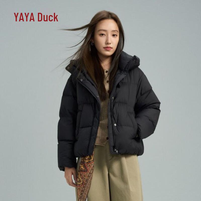 

YAYA Women s Oversized Fit Hooded Down Jacket S