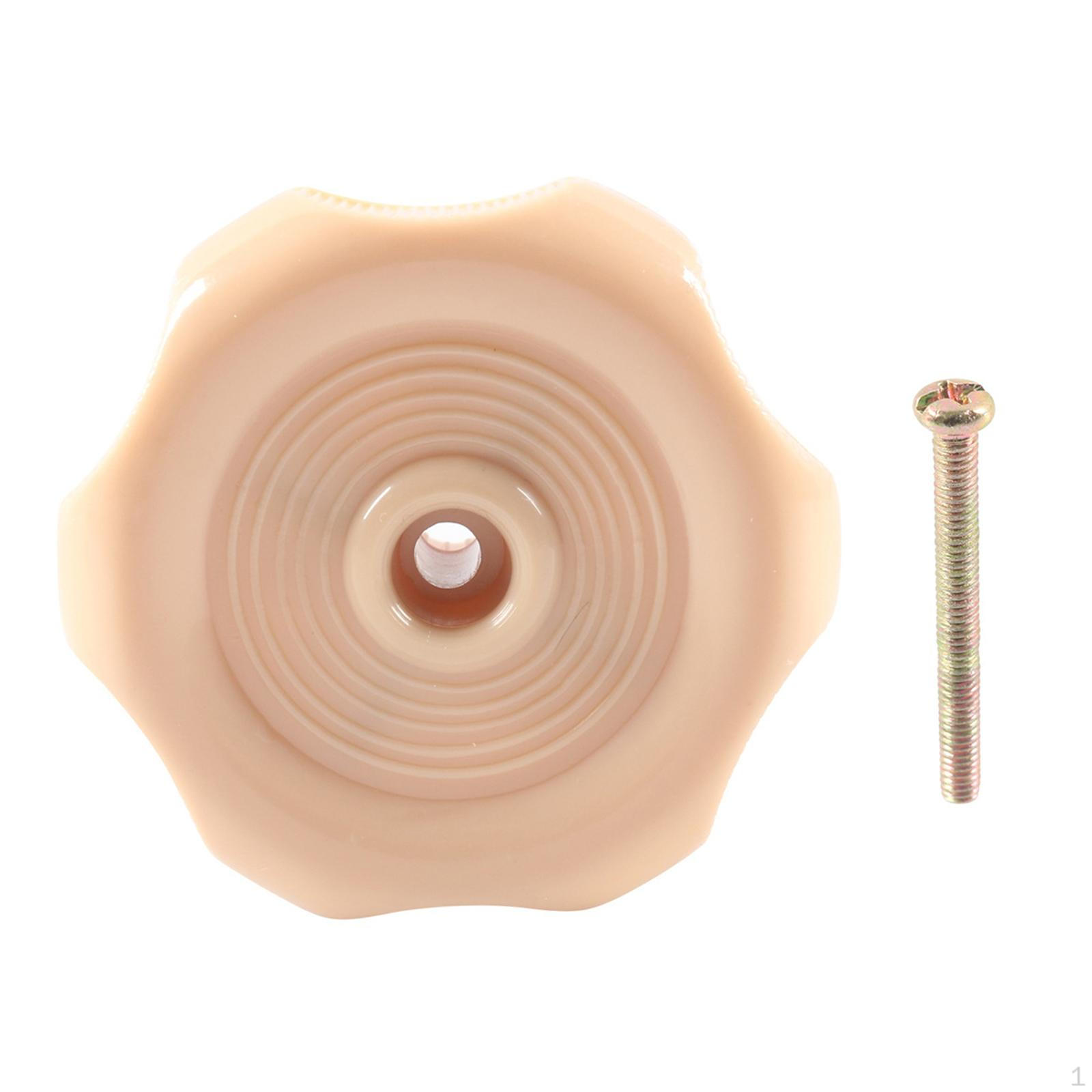 

Кнопка для автодома и вентиляции с винтовой планкой - кнопка - внутренняя фурнитура для гаража Coffee 1Pc