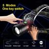 XHP160 Strong Light Head Lamp LED Zoom Night Fishing Sea Chasing Super Bright High-power Miner's Lamp