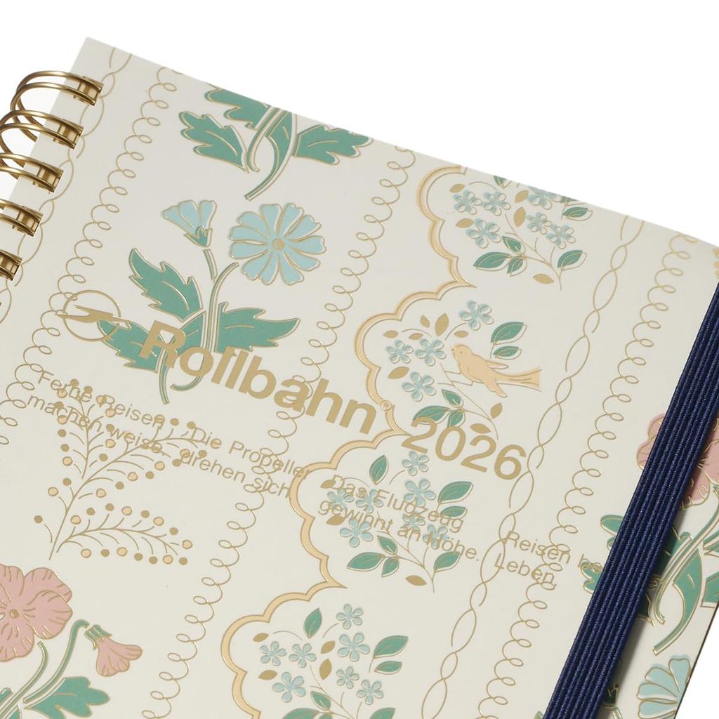 [Delfonics Planner 2026 Edition / Starting October 2025] Rollbahn Lace Large Monthly Planner (Cream)