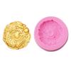 Chinese Dragon Silicone Mold Round Dragon Designs Silicone Fondant Moulds Silicone Baking Supplies for Various Crafts