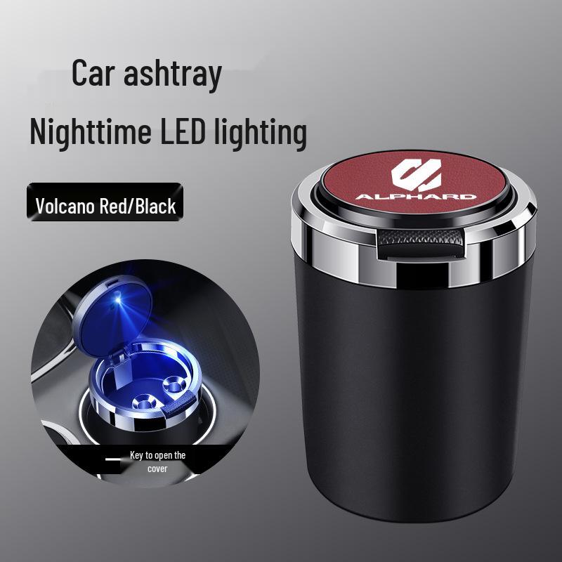 Flame Retardant Multifunctional Car Ashtray for Alphard, Crown, and Vellfire
