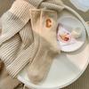 Polyester Wool Snow Boot Socks Solid Color Winter Warm Thick Socks Fashion Women Wool Socks  Women