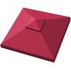 3x3m Double-Layer Polyester Tent Canopy: Thickened Fabric, Folding Sunshade & Water-Resistant Cover