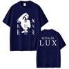 Singer Rosalia Lux 2026 Album Tour Print Vintage Loose Cotton Fashion Casual Short Sleeve Unisex And Unisex TShirt
