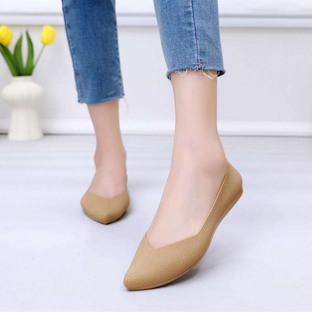 Damen spitze geschlossene Sandalen - Ganzjahres-Freizeit-Flats